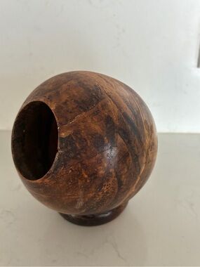 MCM wood salt cellar